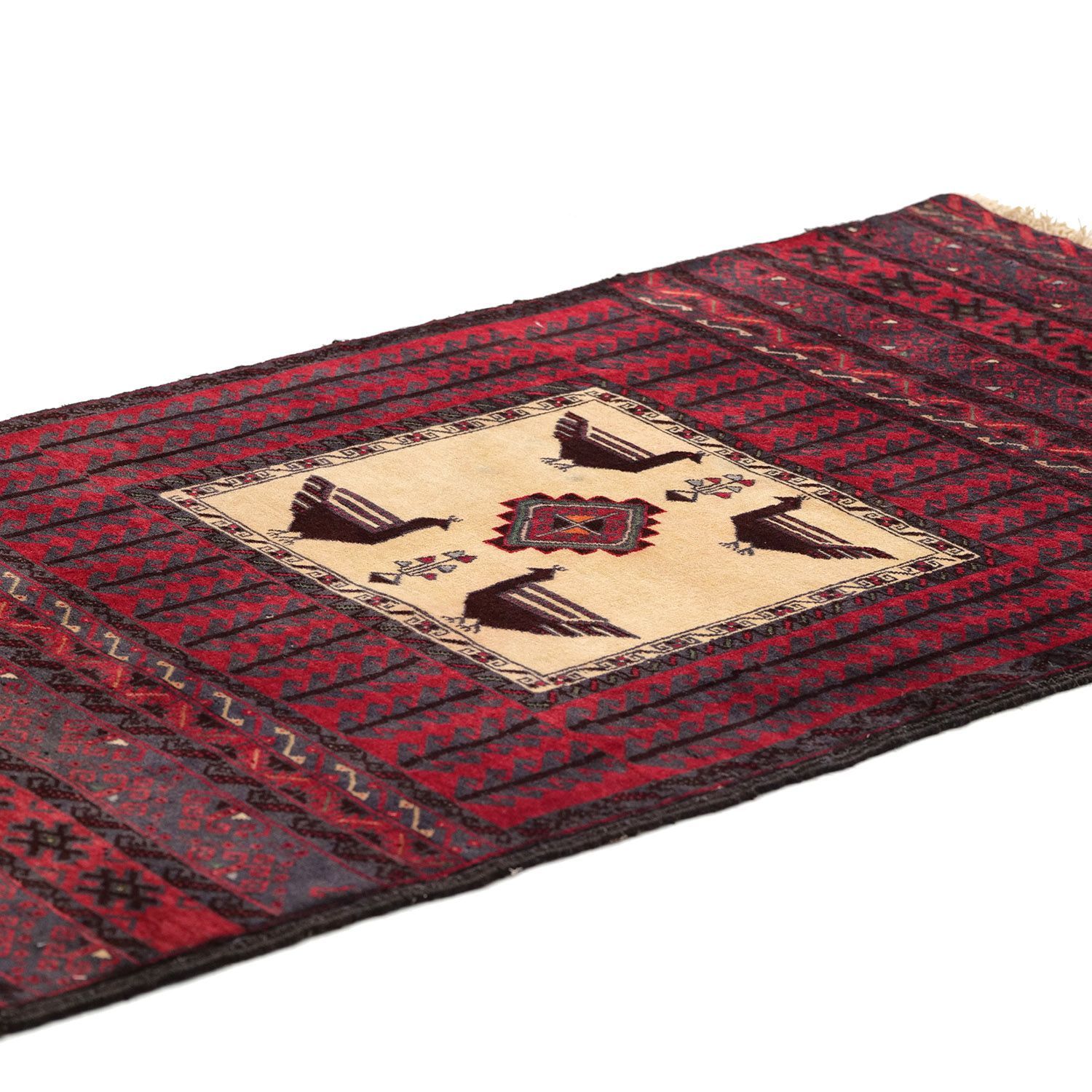 トライバルラグ 手織り絨毯