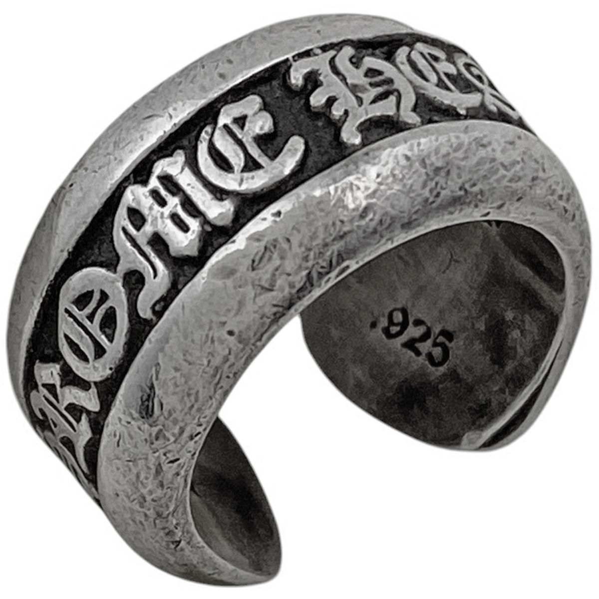クロムハーツ CHROME HEARTS スモール スクロールラベル リング 指輪 リング 3号 シルバー925 シルバー レディース
