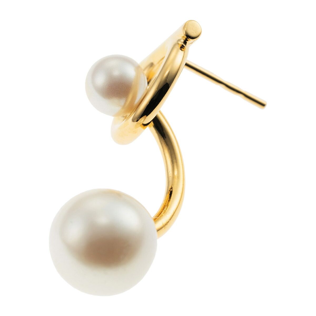 新品 フェラガモ FERRAGAMO ピアス パールピアス ゴールド - メルカリ