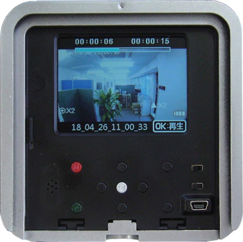 リーベックス Revex 液晶画面付き SDカード録画式センサーカメラ SD3000LCD