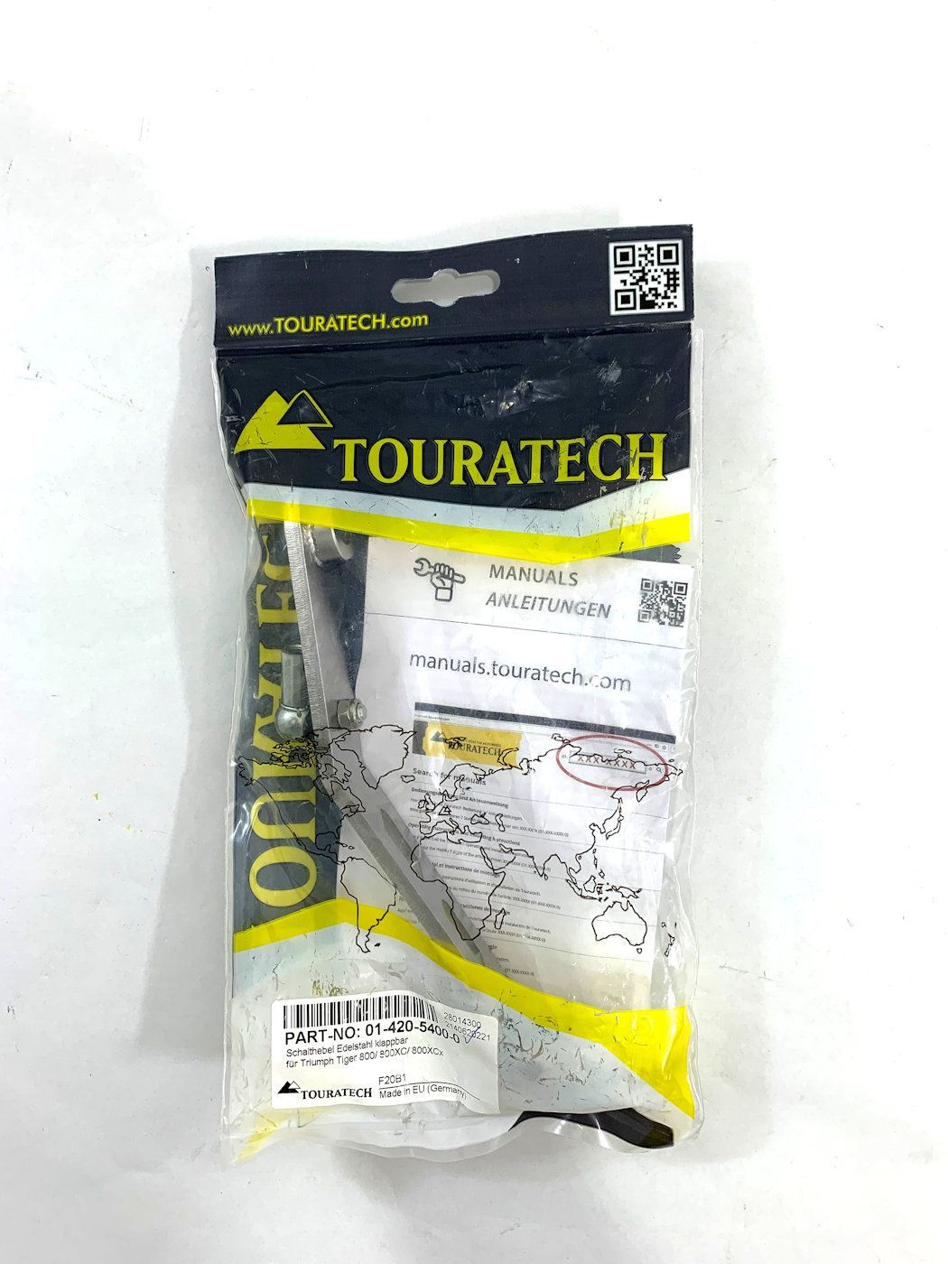 TOURATECH / ツアラテック Folding Gear lever *Stainless Steeel* for