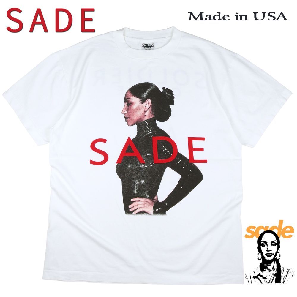 希少 SADE 90s VINTAGE Tシャツ シャーデー XL 激レア古着 希少 SADE Tシャツ ホワイト 希少 SADE 90s VINTAGE Tシャツ