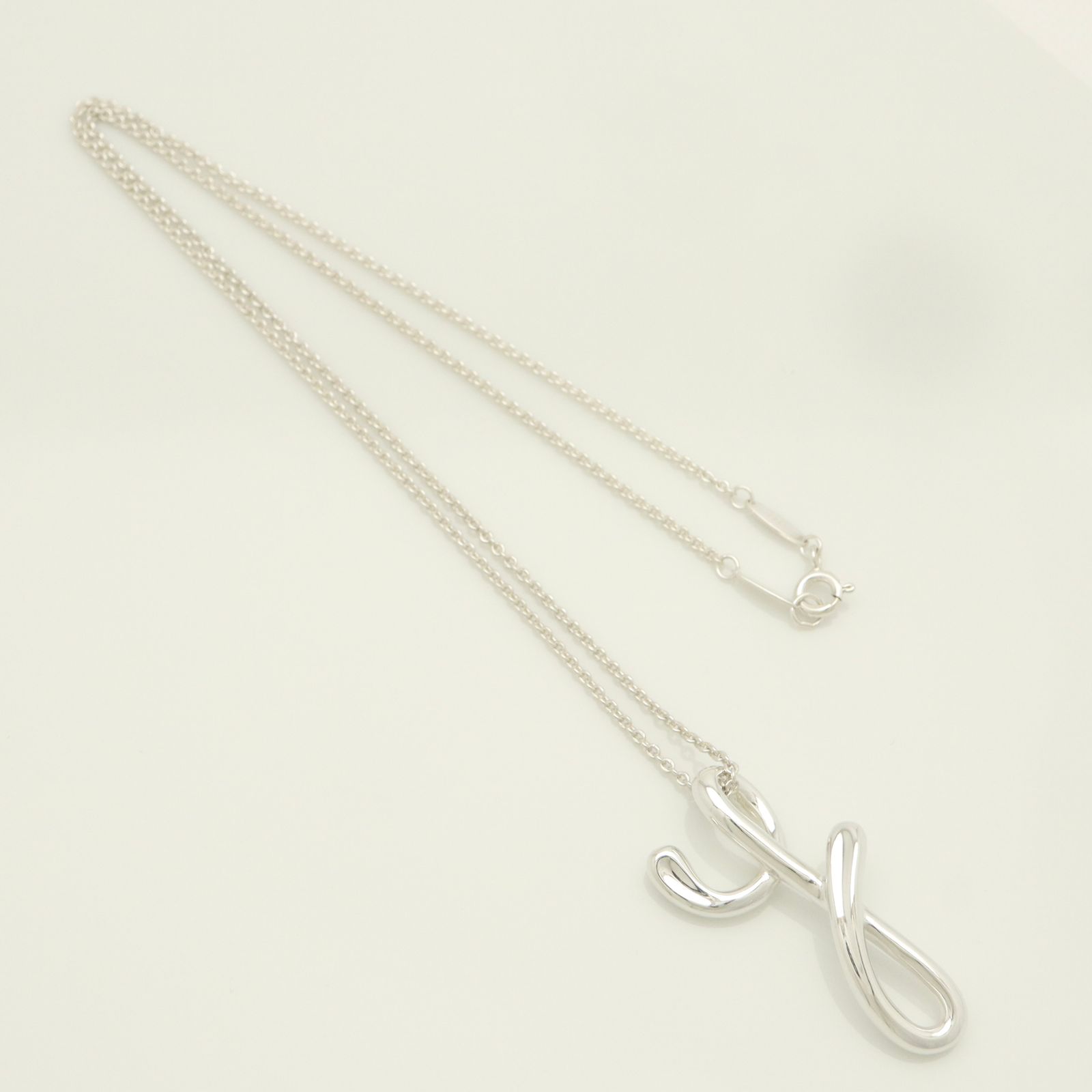 【美品】ティファニー イニシャル s ネックレス レター アルファベット 美品】ティファニー イニシャル s ネックレス レター アルファベット