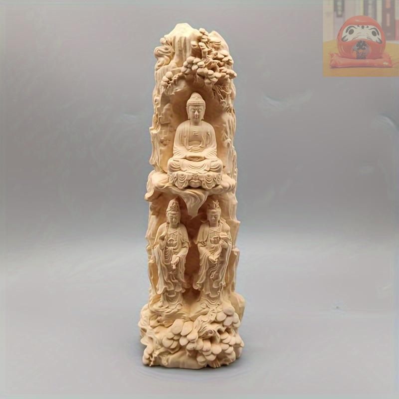 仏教美術 仏像 三宝仏 銅製 仏像 彫刻 置物 開運 風水 工芸品 铜器 如来