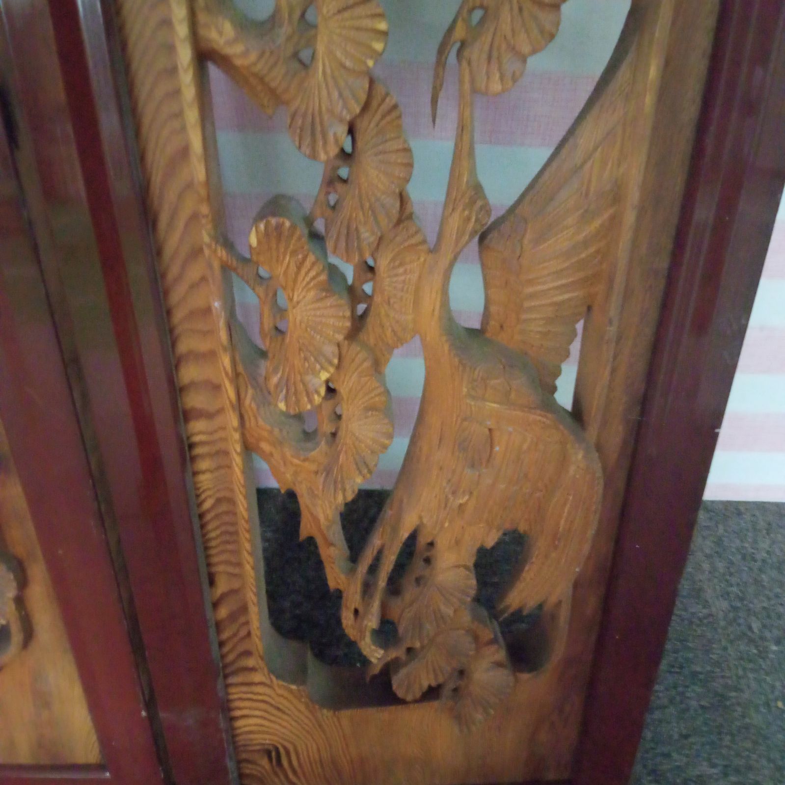 ◯ 欄間 建具 2枚セット レトロ 木製 アンティーク 昭和 - メルカリ