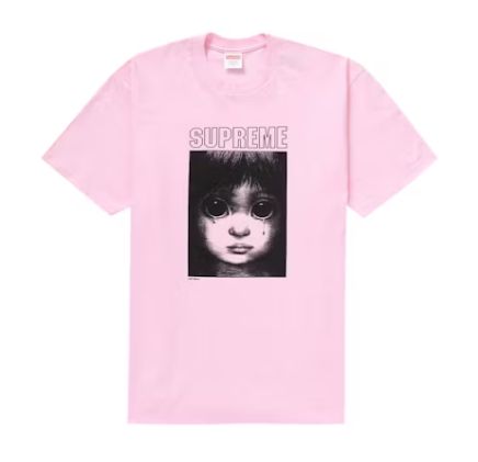 Supreme Margaret Keane Teardrop Tee pink