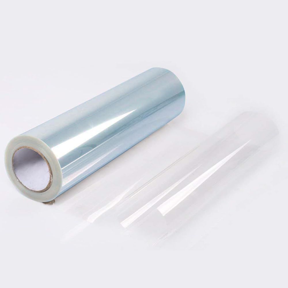 Size:44*5m-PVC-厚さ0.2 mm PVCカウンタートップ保護シート 透明ビニール 44cm×5m 静電気 吸着シート 接着剤必要なし キッチンシート キッチンカウンター、キッチンの壁、ダイニングテーブルの表面
