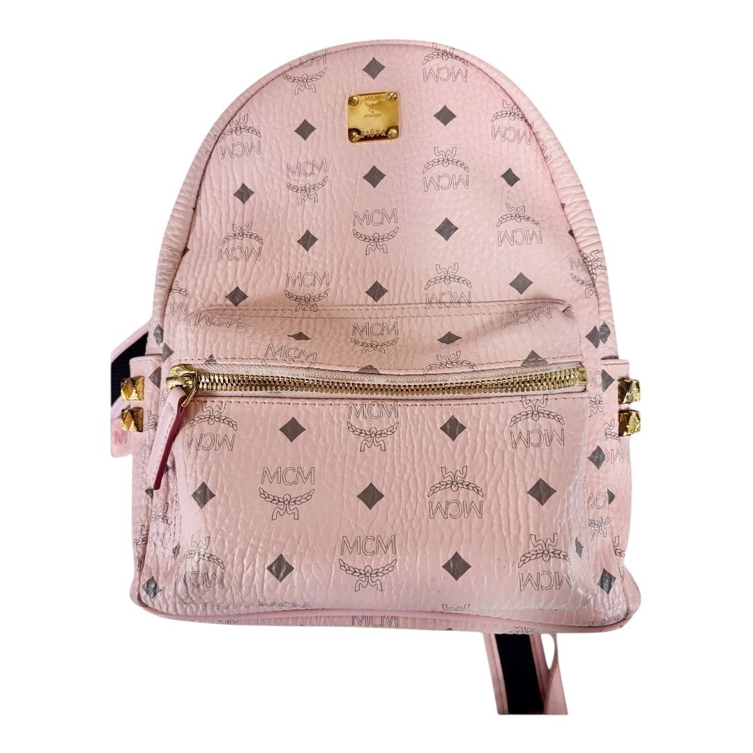 MCMリュック パウダーピンク 美品 ヴィセトス MCM ヴィセトス柄パウダーピンクリュック正規品Sサイズ良品