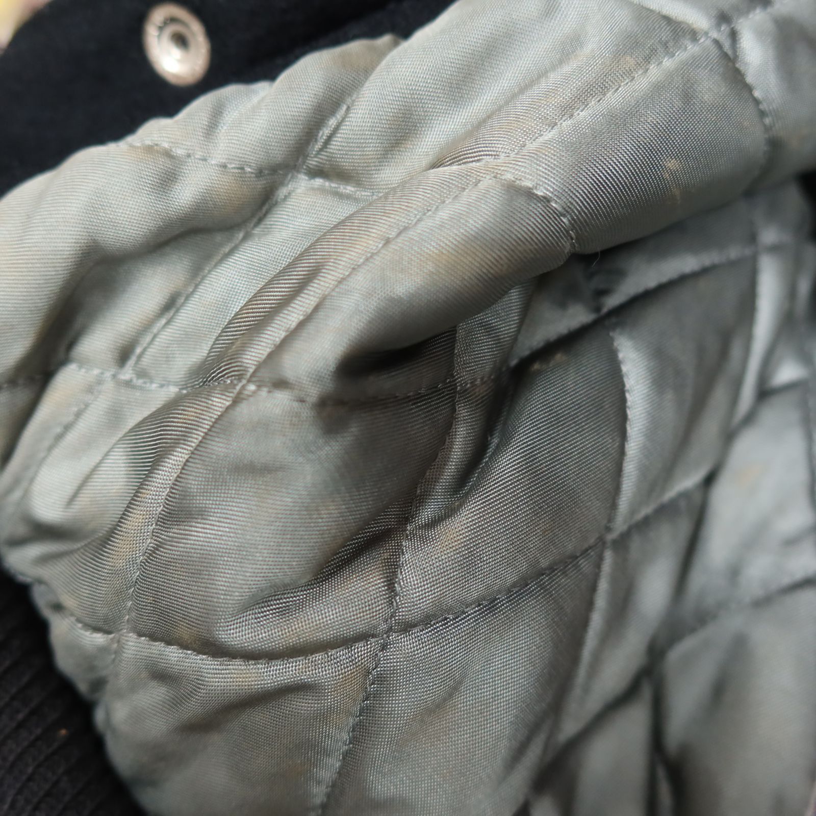 90s Vintage US古着☆Golden Bear ゴールデンベア スタジャン レザー 
