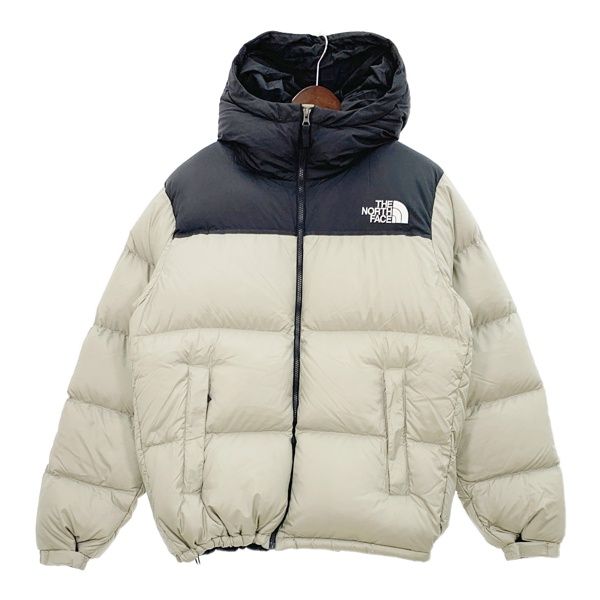 THE NORTH FACE ND92331 ヌプシーフーディー ダウンジャケット ブルゾン メンズ XXLサイズ グレー ザノースフェイス アウター DM14057