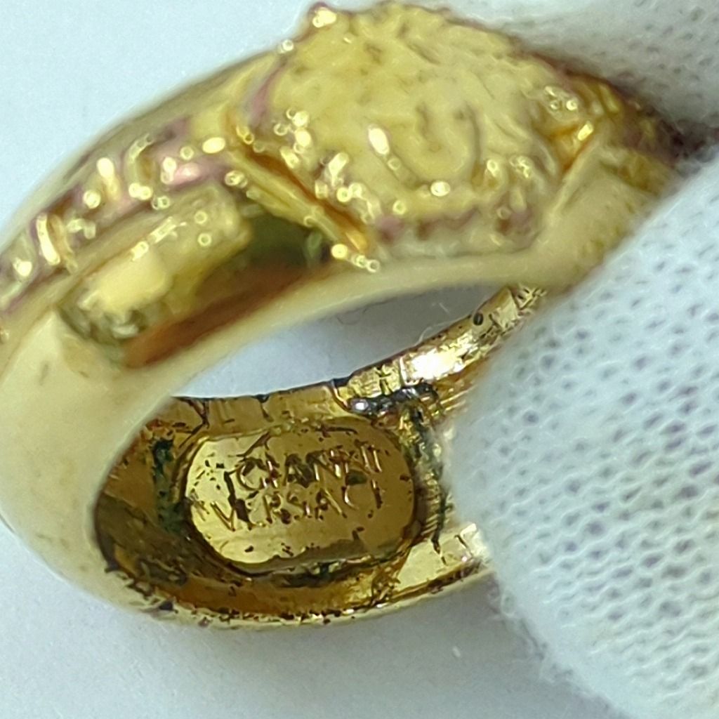 ★希少★ GIANNI VERSACE メデューサリング ヴェルサーチ　指輪 Gianni Versace - ヴェルサーチ メデューサ リング Gianni