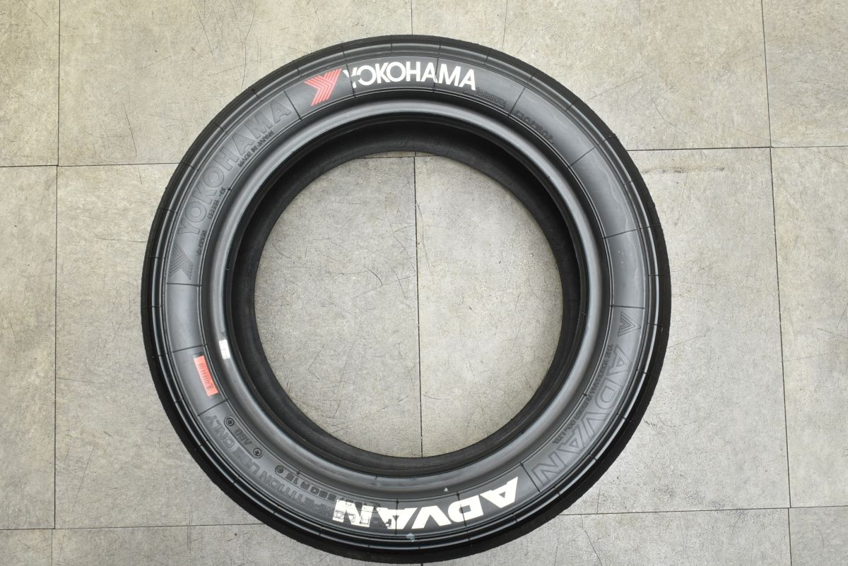 【レーシングスリックタイヤ】ヨコハマ アドバン ADVAN A005N A80（3100）190/580R15 溝残り 3.5ｍｍ程度 2本セット ドライ Sタイヤ