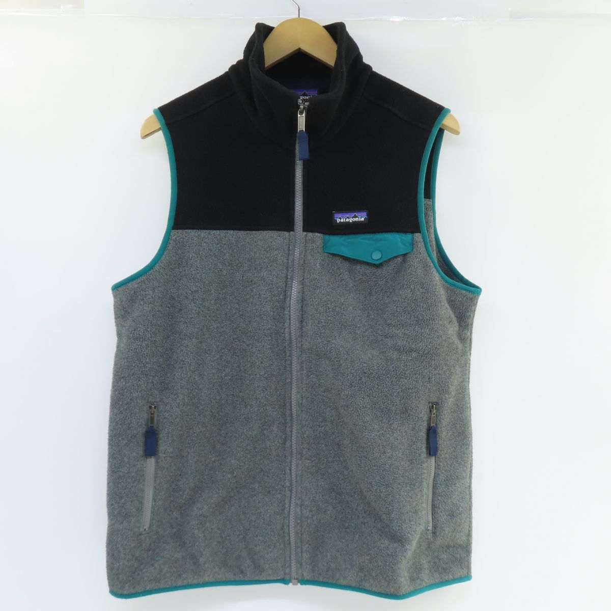 【セール】patagonia Synchilla ベスト Lサイズ 美品 Patagonia shelled synchilla vest L black 90's パタゴニア