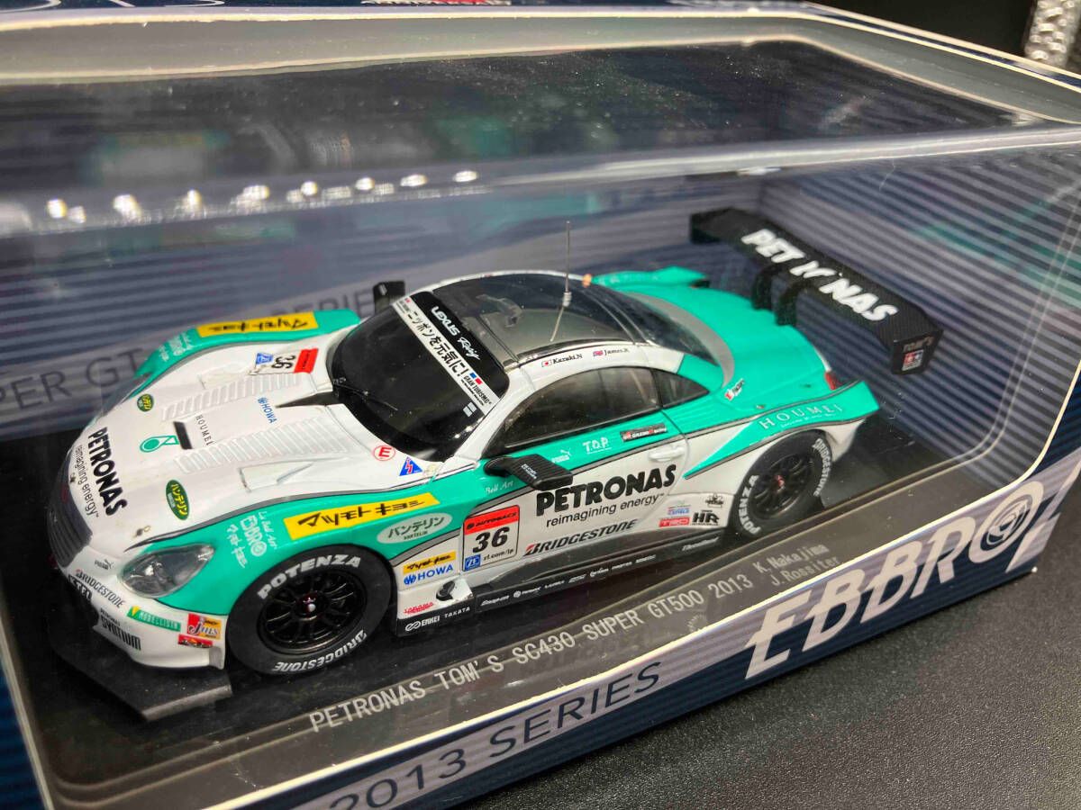 EBBRO 1/43 SUPER GT500 PETRONAS TOM'S SC430 2013 No.36 WHITE/GREEN エブロ