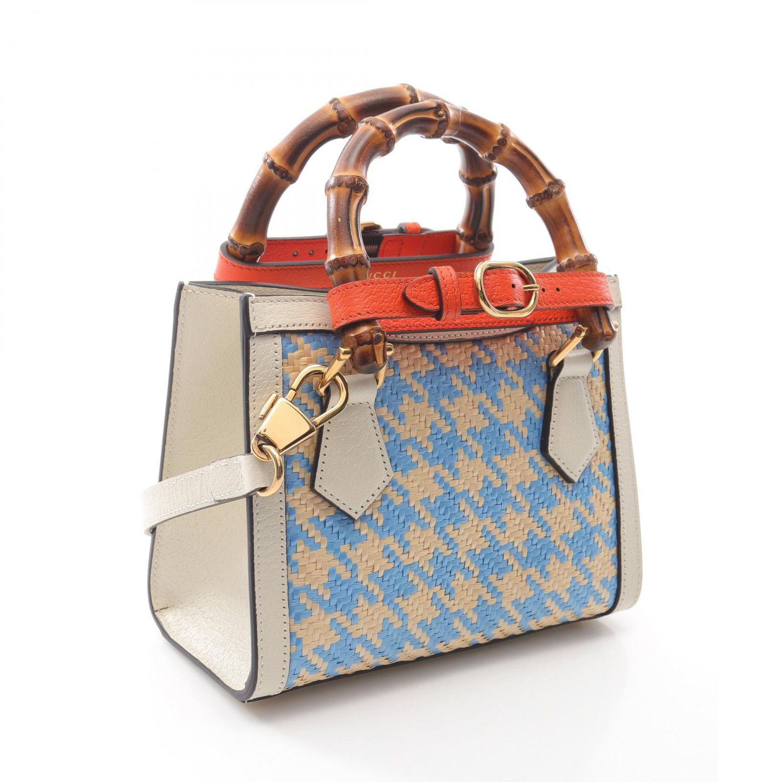 グッチ GUCCI トートバッグ ダイアナ ミニ バンブー 702732 オフ 