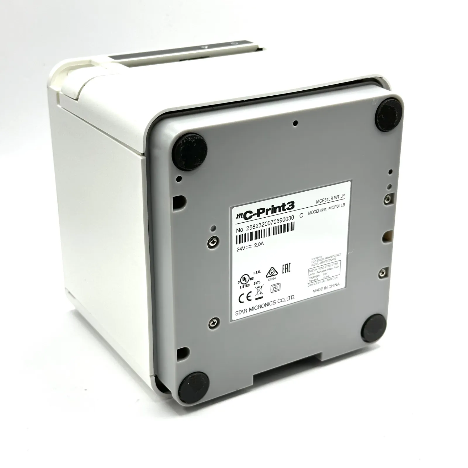 スター精密レシートプリンタ MCP31LB Bluetooth接続対応 mC-Print3