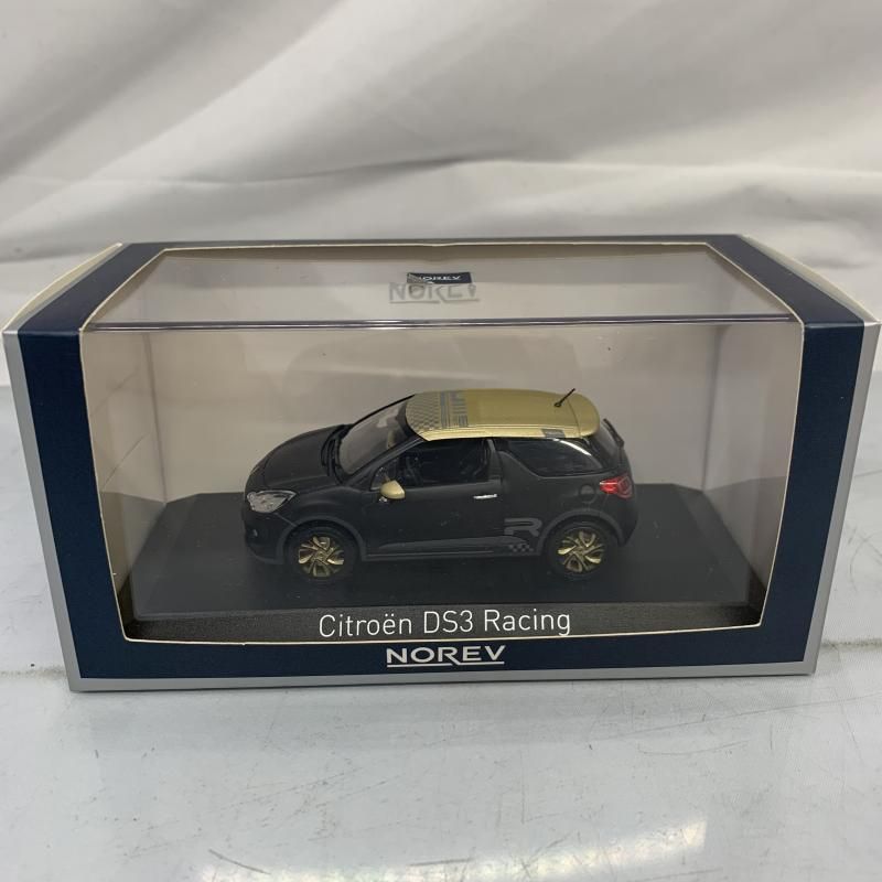 【中古】開封)1/43 ﾉﾚﾌﾞ ｼﾄﾛｴﾝ DS3 ﾚｰｼﾝｸﾞ (2013) ﾏｯﾄﾌﾞﾗｯｸ/ｺﾞｰﾙﾄﾞ[91]