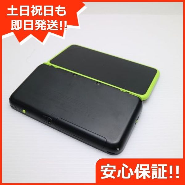 美品 NEWニンテンドー2DS LL ブラック×ライム 即日発送 2DS NINTENDO 本体 土日祝発送OK 08000