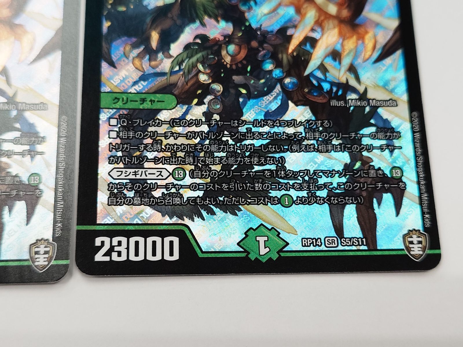 匿名配送 ブラキオ龍樹　2枚セット ☆デュエルマスターズ ブラキオ龍樹 2枚セット SR DMRP14S5/S11