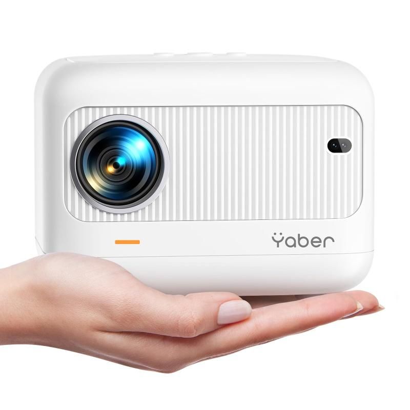 2024技術革新版電動フォーカス】YABER プロジェクター 小型