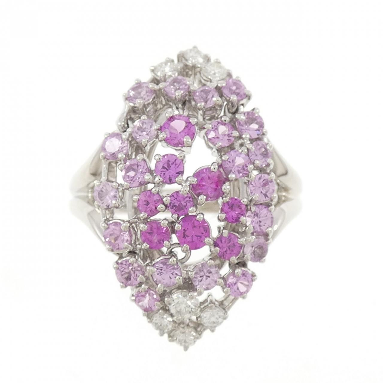 PT950 サファイヤ リング 1.66CT - メルカリ 
