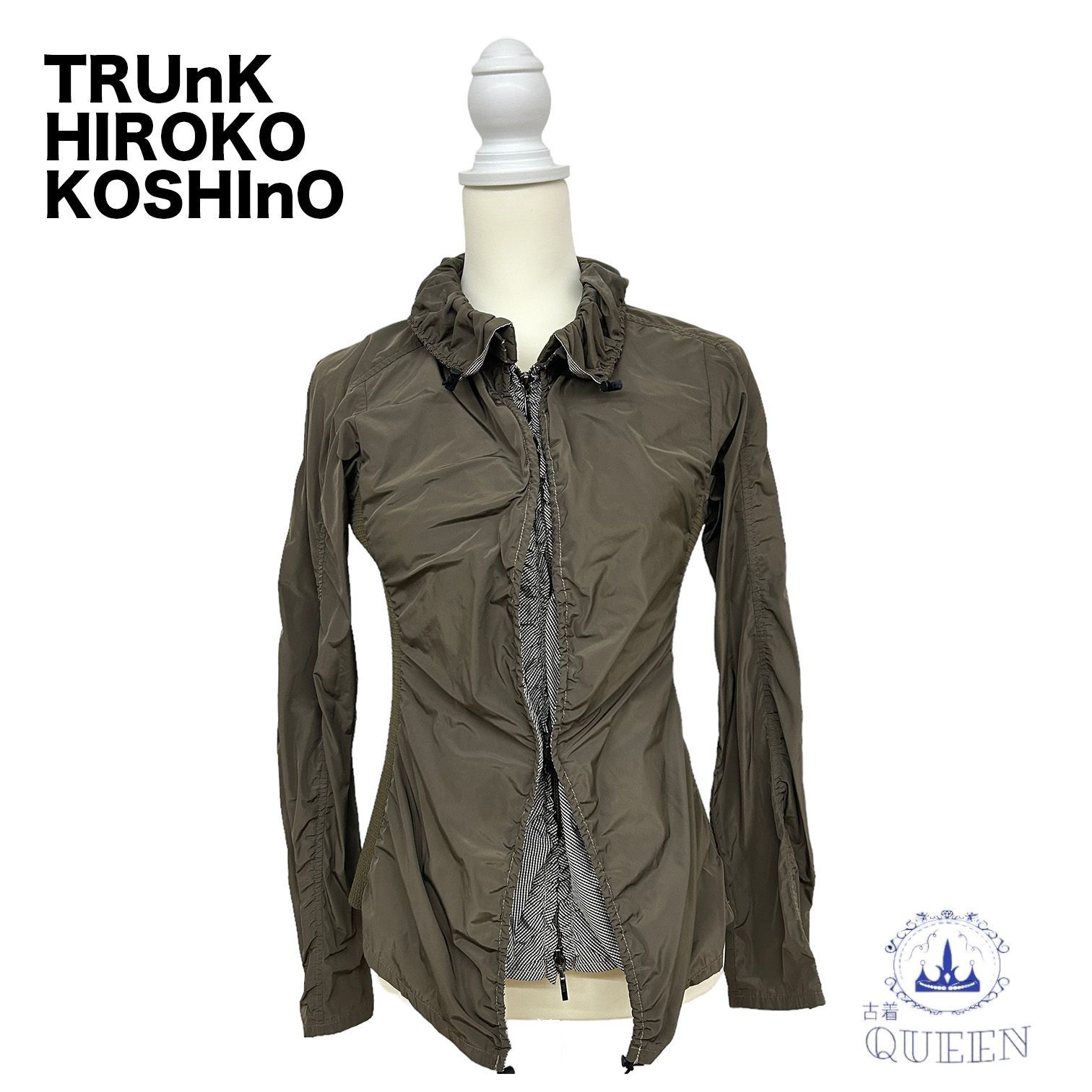 美品★ヒロココシノ トランク*HIROKO KOSHINO TRUNK*レディース*綺麗な花刺繍*カジュアルパンツ*40(Lサイズ.11号) trunk コシノヒロコの通販