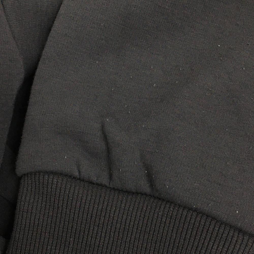 美品】ジャックバニー パーカー 黒系×白 裏起毛 ビッグロゴ メンズ 5(L