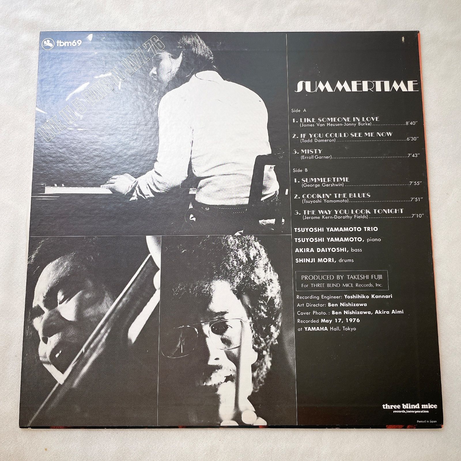 山本剛トリオ　テスト盤 TSUYOSHI YAMAMOTO TRIO 山本剛トリオ LIVE AT MISTY 帯付き国内