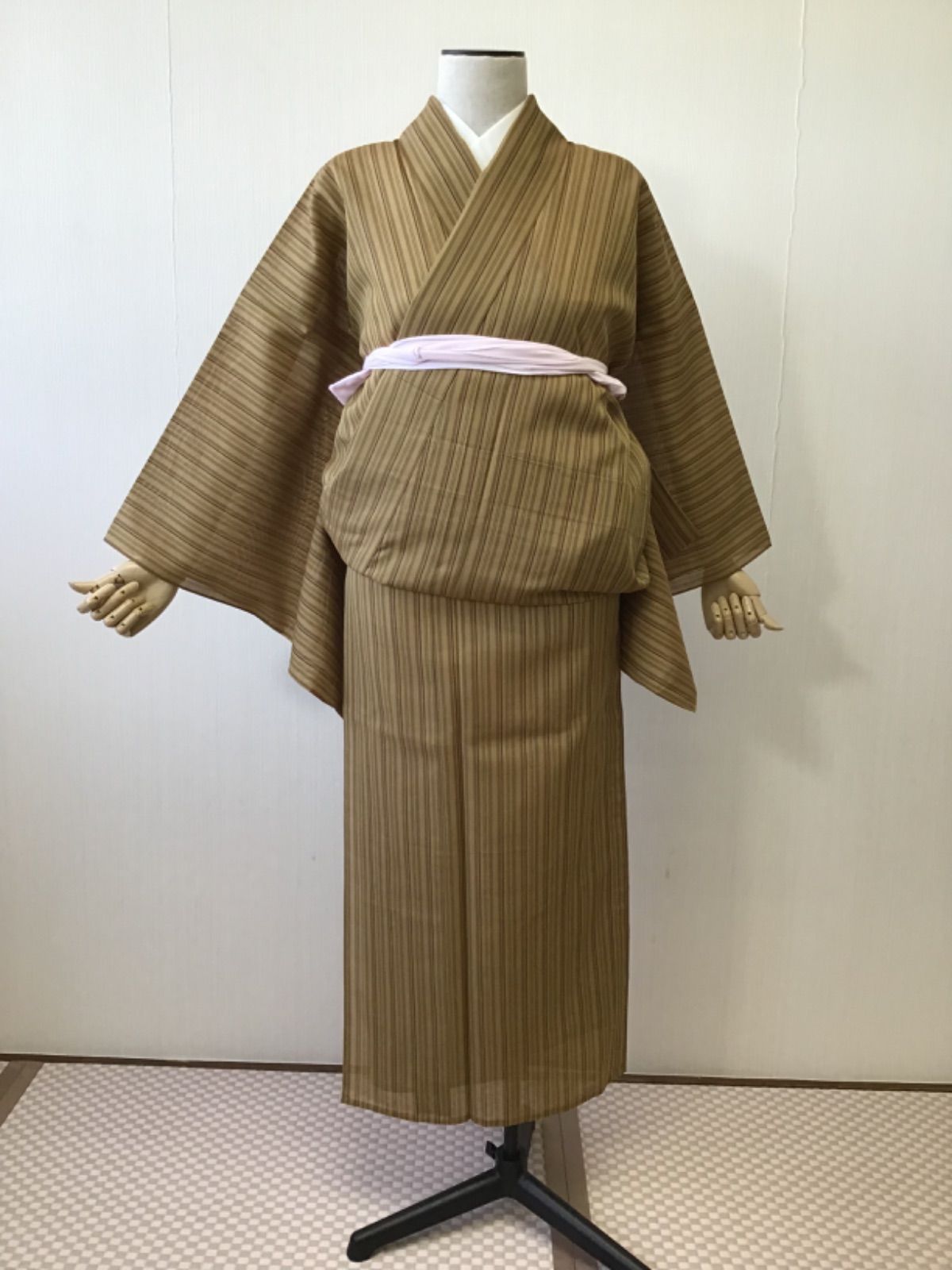 夏紬 裄70cm