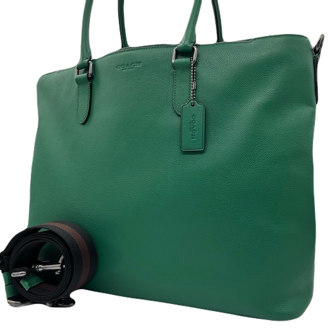 未使用<!-利用不可文字-!>COACH コーチ ビジネストート ハンドバッグ 