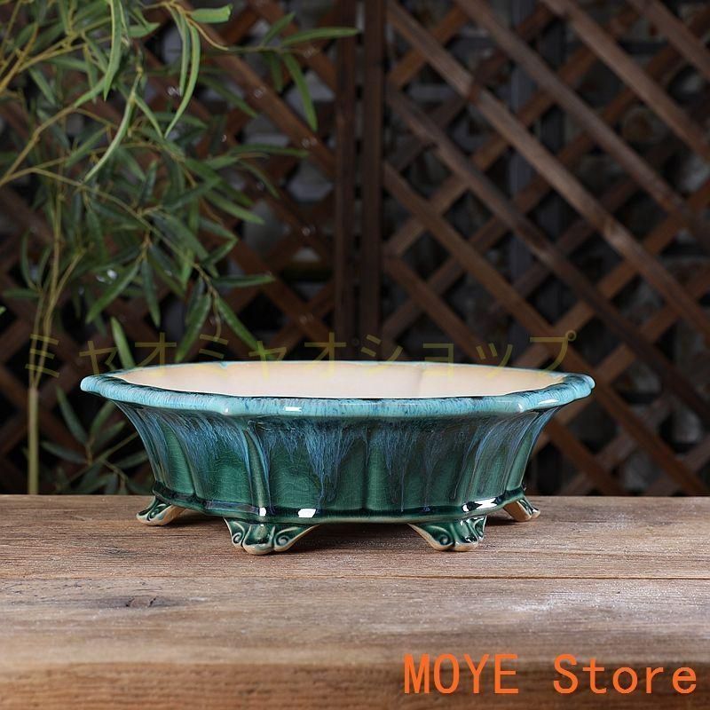 六方菱の鉢 多肉菖蒲盆栽 植木鉢 小品盆栽鉢 大品盆栽鉢