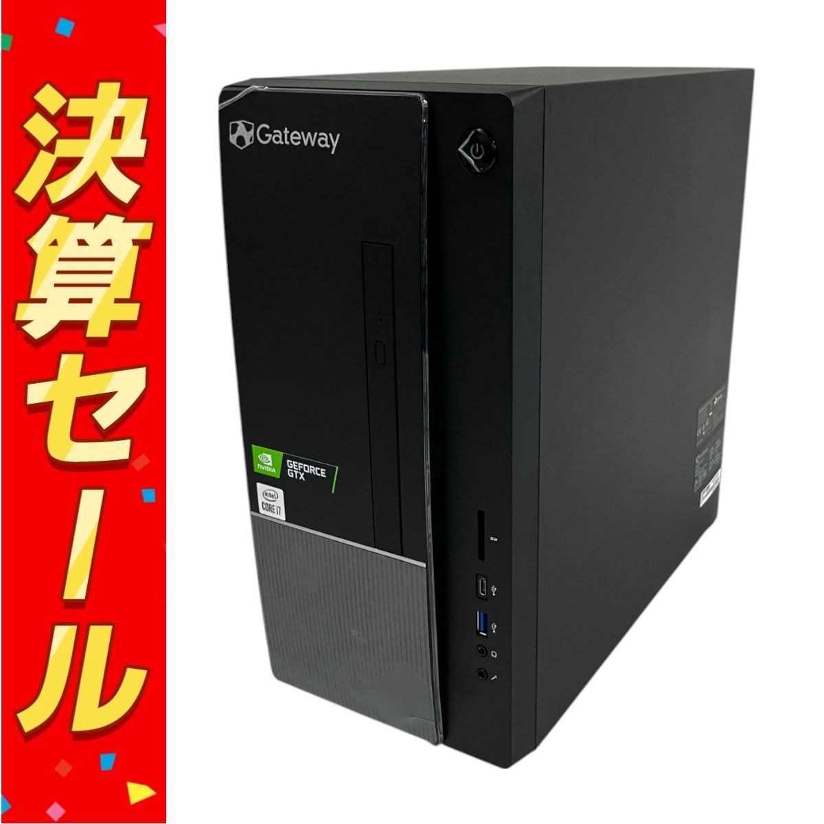 Gateway DX6795 デスクトップPC i7-10700 16GB GTX 1660 SUPER Windows 11 1TB SSD ジャンク T10106082
