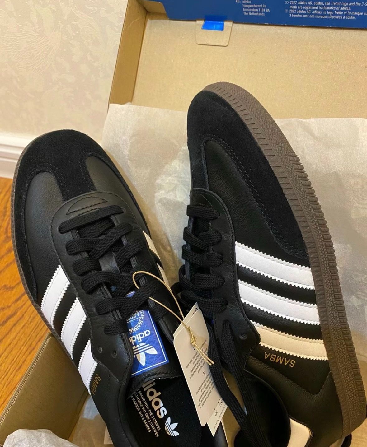 値下げします 新品 新品未使用 adidasアディダス サンバ Samba OG ブラック White Gum Adidas Originals Samba black 男女兼用 並行輸入品