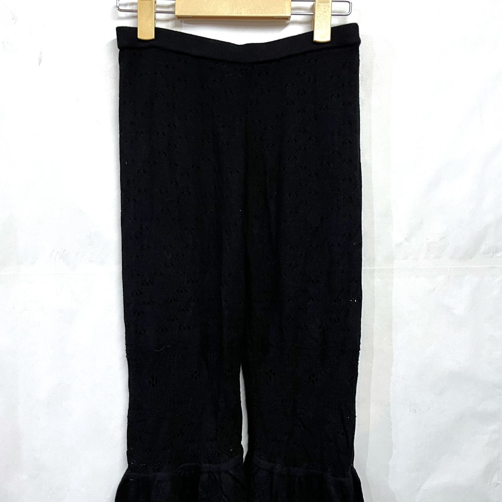 TAGO |タゴ レース ニット イージーパンツ KWY