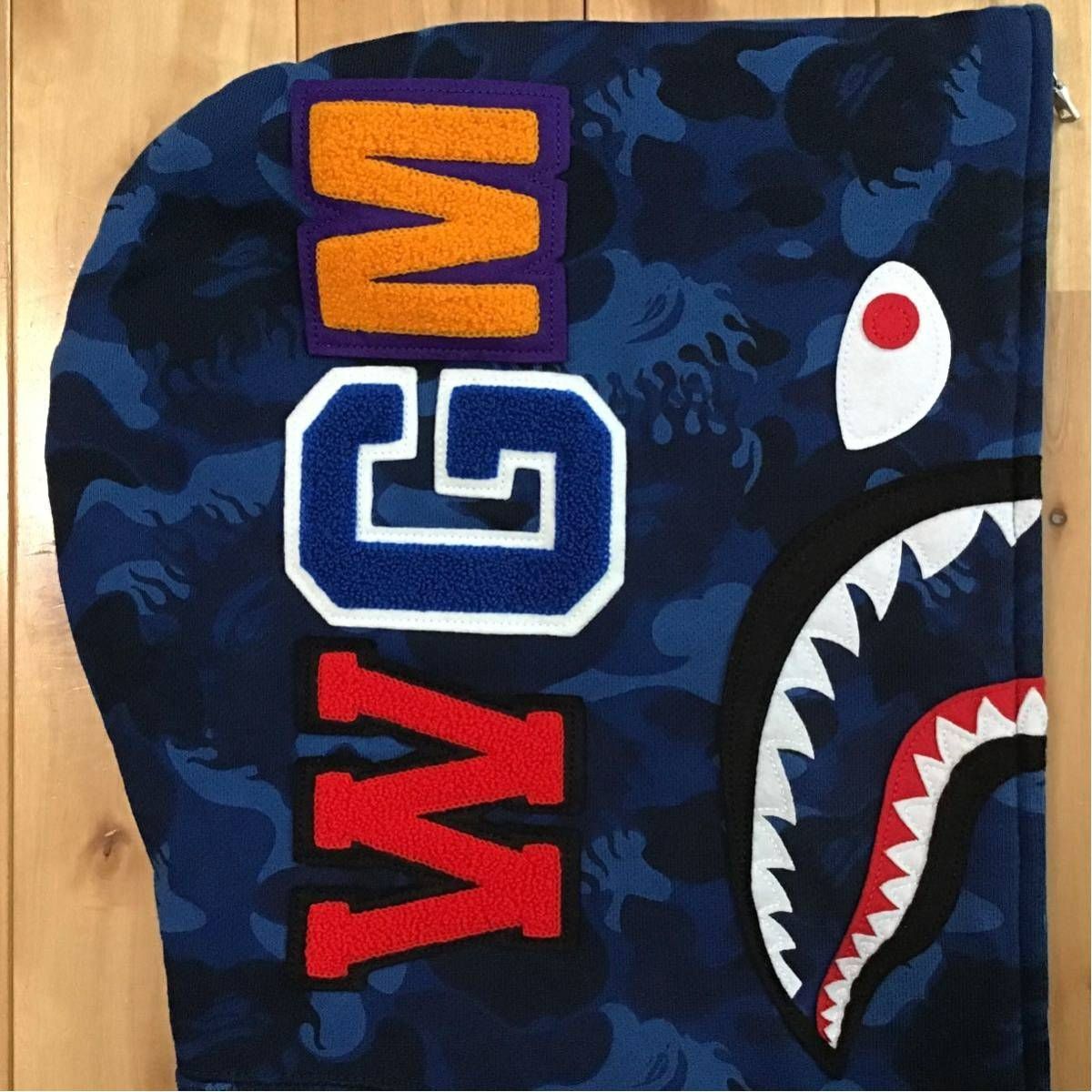 【A BATHING APE】ファイヤーカモ シャーク パーカー スウェット ☆ムック限定☆ ファイヤーカモ シャーク パーカー Mサイズ