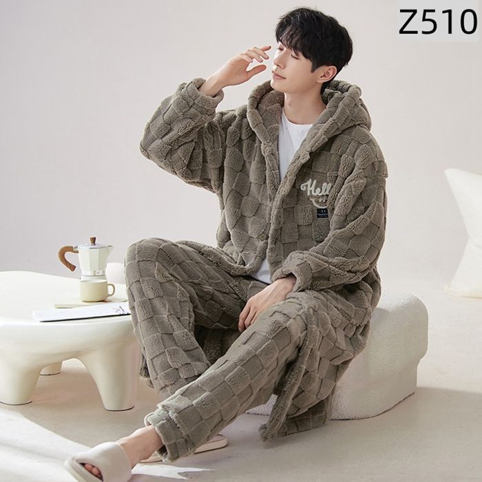 メンズルームウェアメンズファッション通販 - ベルーナ【公式】 [Beatgos] パジャマ ルームウェア 部屋着 メンズ 春 秋 冬 長袖 暖かい セットアップ 新素材ドラロン