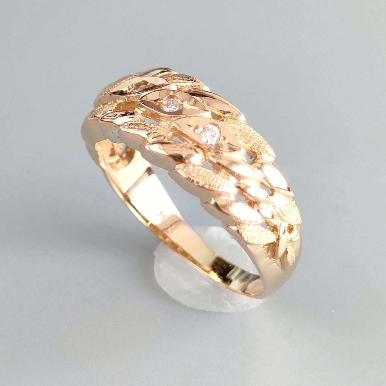 18金 K18 デザインリング レディース 3.03g 9号 C248 - メルカリ