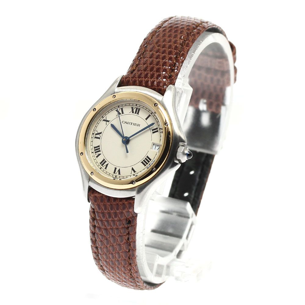 カルティエ CARTIER W350058F パンテールクーガーSM デイト クォーツ  