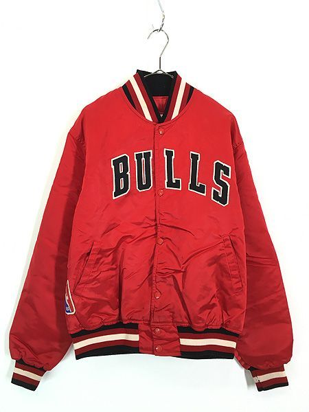 古着 80s USA製 NBA Chicago Bulls ブルズ ナイロン パデット