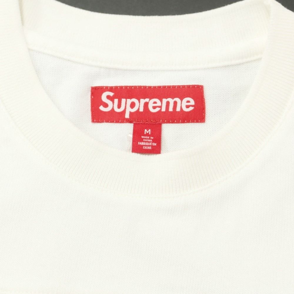 Supreme24 99 FOOTBALL TOP 長袖Tシャツ 白 サイズL Supreme(シュプリーム) 24SS 99 L／S Football Top99 エルエス
