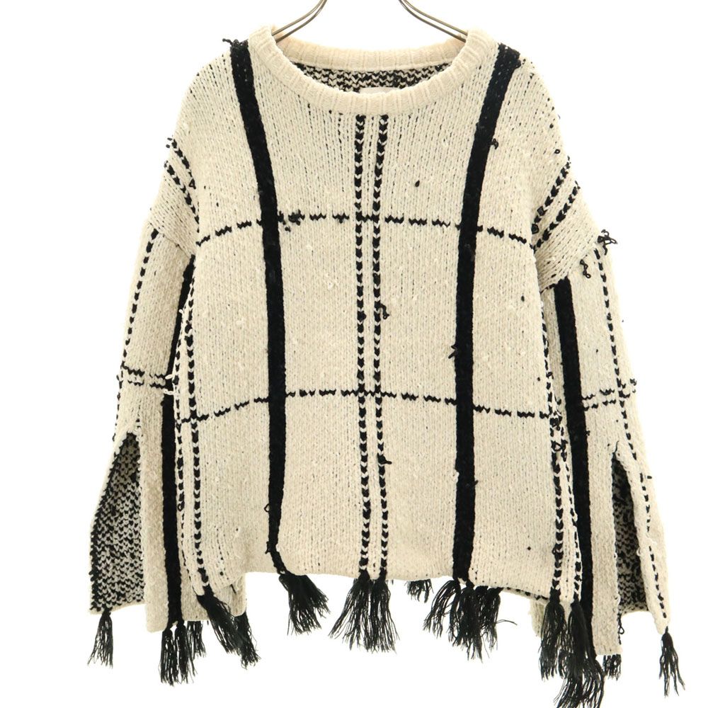 アメリ 1920131030 長袖 セーター F アイボリー AMERI UNDRESSED ニット SHOUJI BRAID KNIT TOP レディース アメリ 1920131030 長袖 セーター F アイボリー AMERI UNDRESSED