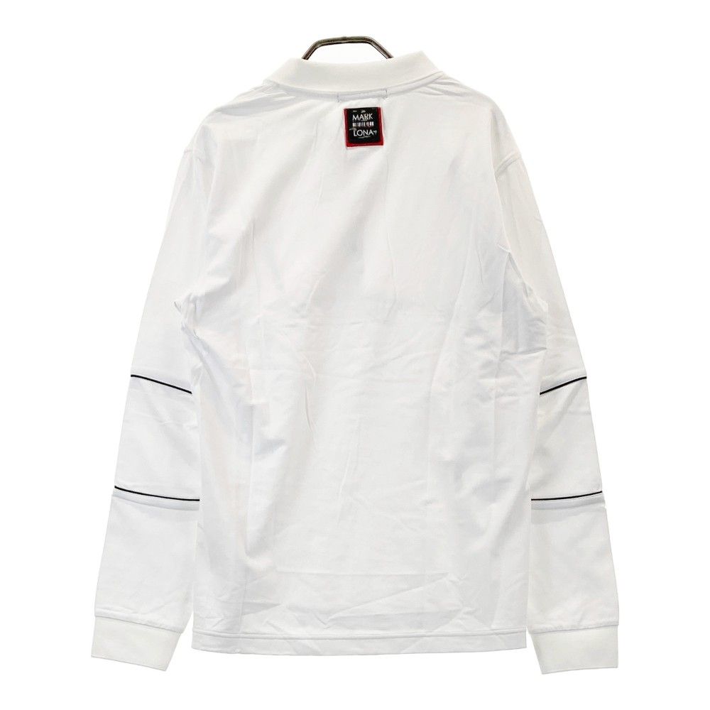 サイズ：48 MARK&LONA マークアンドロナ 長袖ポロシャツ ホワイト系