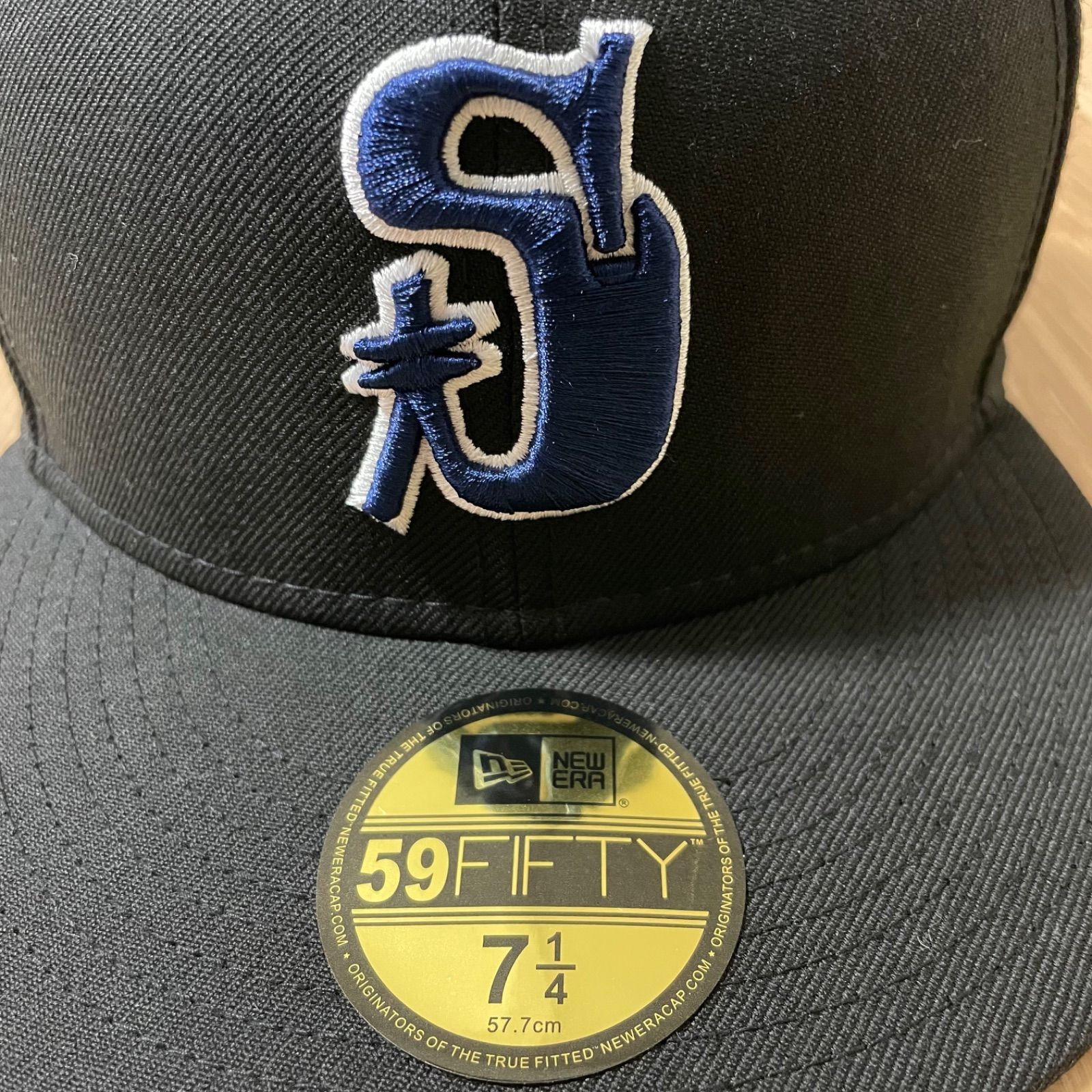 STUSSY VINTAGE S NEW ERA CAP 57.7cm - メリカルくんのメルカリ店