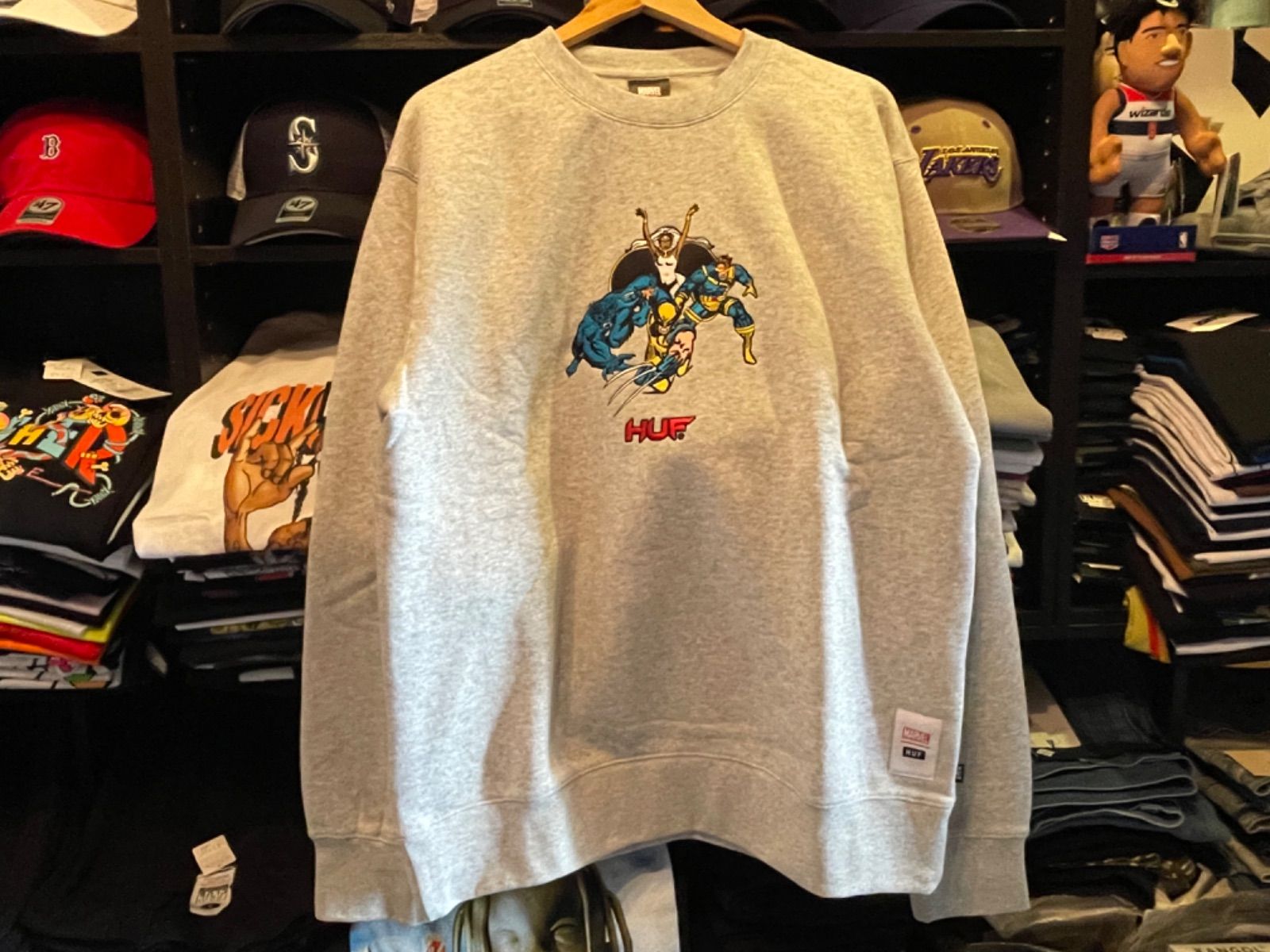 HUF X X-MEN MUTANT TEAM-UP CREWNECK Lサイズ - メルカリ