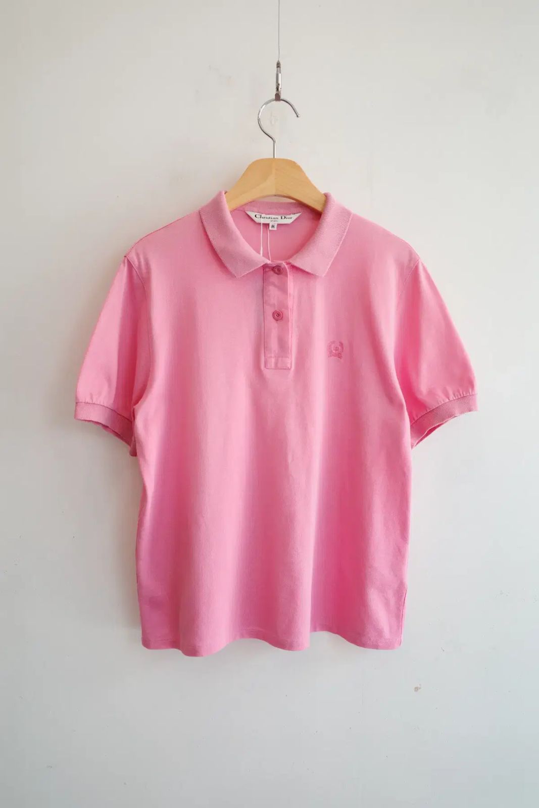 70年代〜80年代　希少　クリスチャンディオール　ポロシャツ 90s VINTAGE Christian Dior MONSIEUR 総柄 ポロシャツ メンズ L
