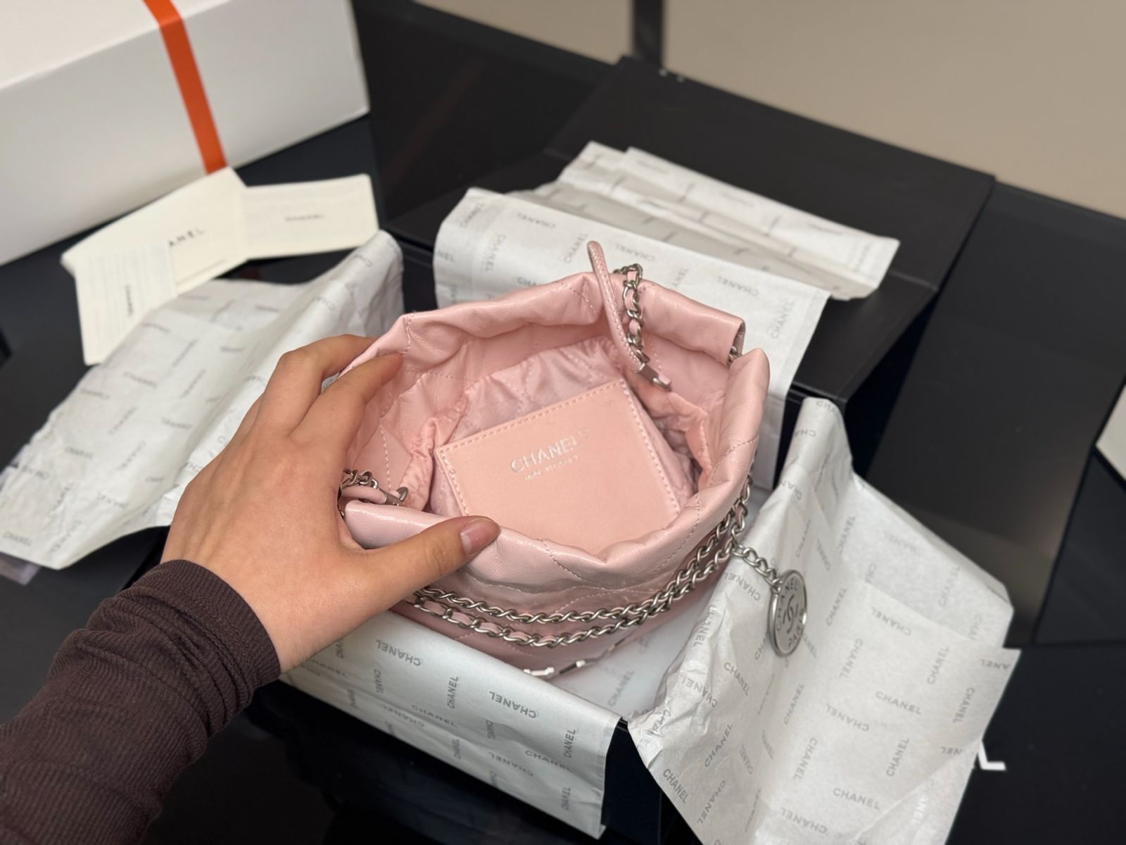 今日特価】CHANEL Mini 22 Bag ミニバージョン-WTO輸入2 - メルカリ