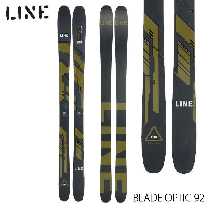 スキー板 板のみ メンズ 23-24 LINE ライン BLADE OPTIC 92 ブレイド オプティック フリーライド カービング パウダー 日本 旧モデル