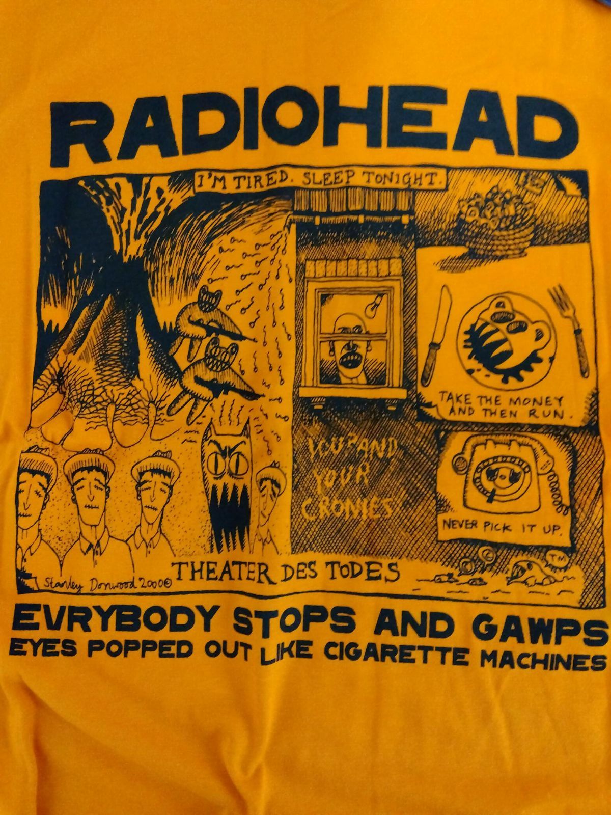 RADIOHEAD / レディオヘッド 正規品ロックTシャツ（新品） Lサイズ