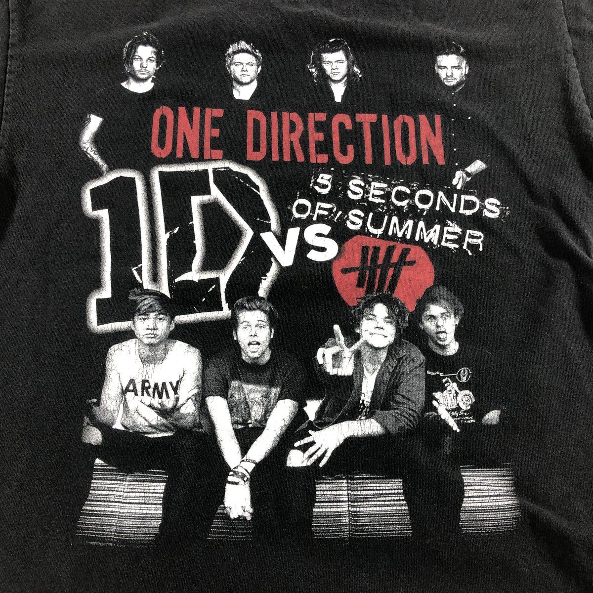 ワンダイレクション　コレクション 古着 ONE DIRECTION ワンダイレクション バンドTシャツ バンT