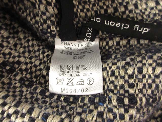 フランクリーダー FRANK LEDER リネン ウール ベスト プル